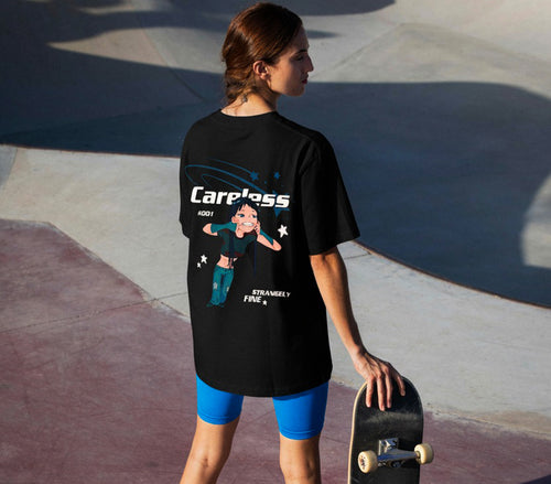 PRÉ-VENDA | Camiseta Unissex Oversized Preta - Space Suzy