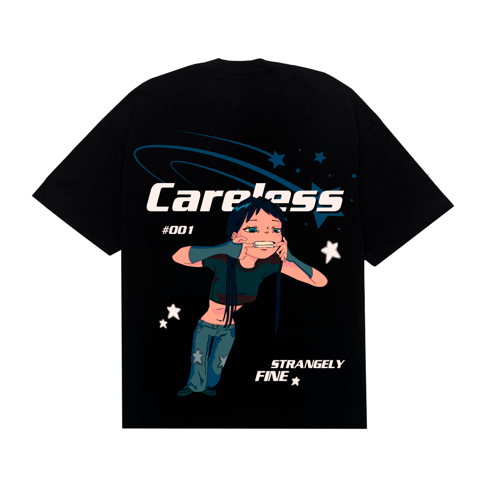 PRÉ-VENDA | Camiseta Unissex Oversized Preta - Space Suzy